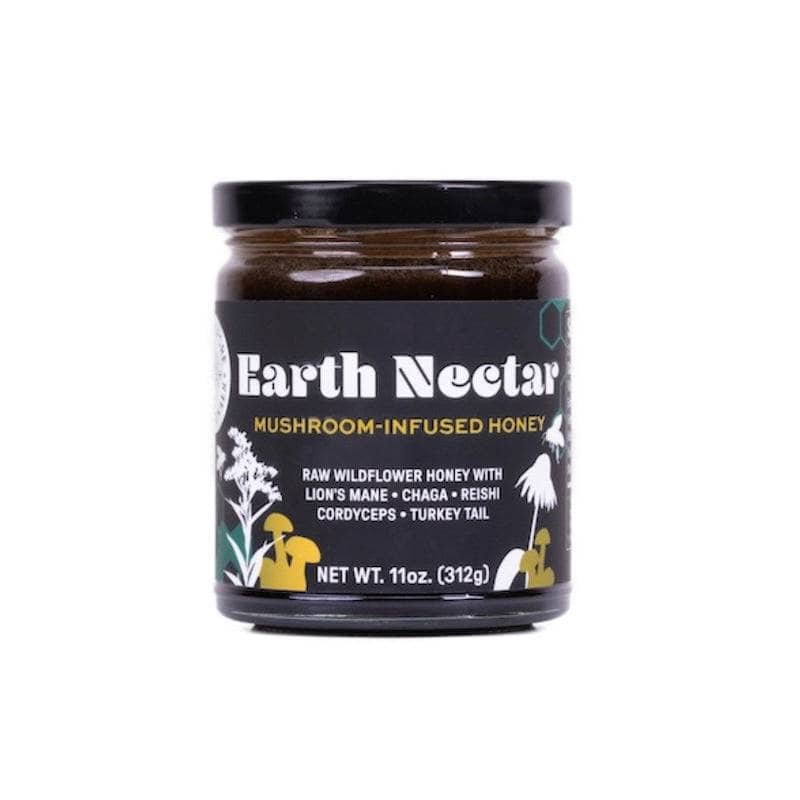 earth nectar: mushroom infused wildflower honey earth nectar: mushroom infused wildflower honey
